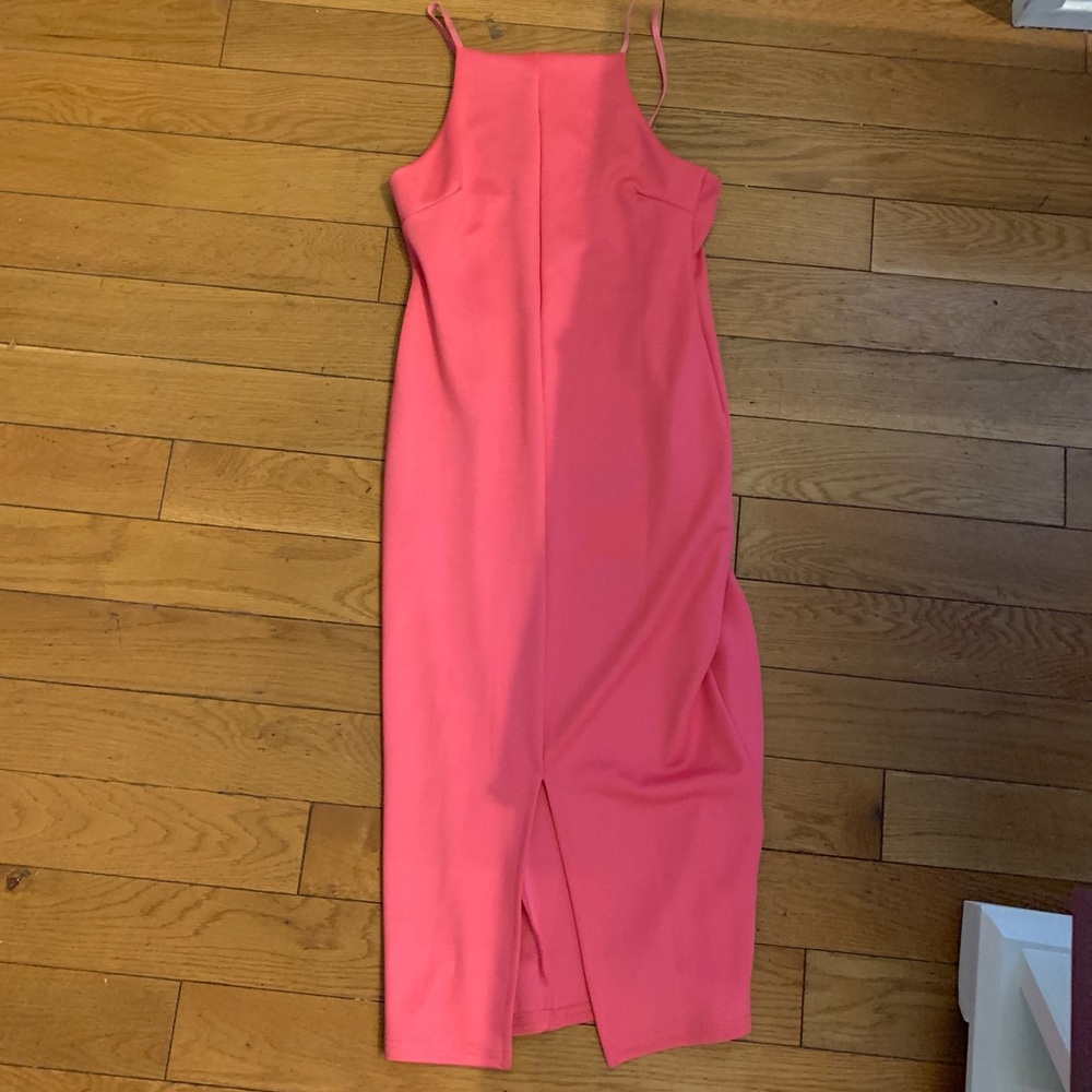 ASOS High Neck Midi Dress